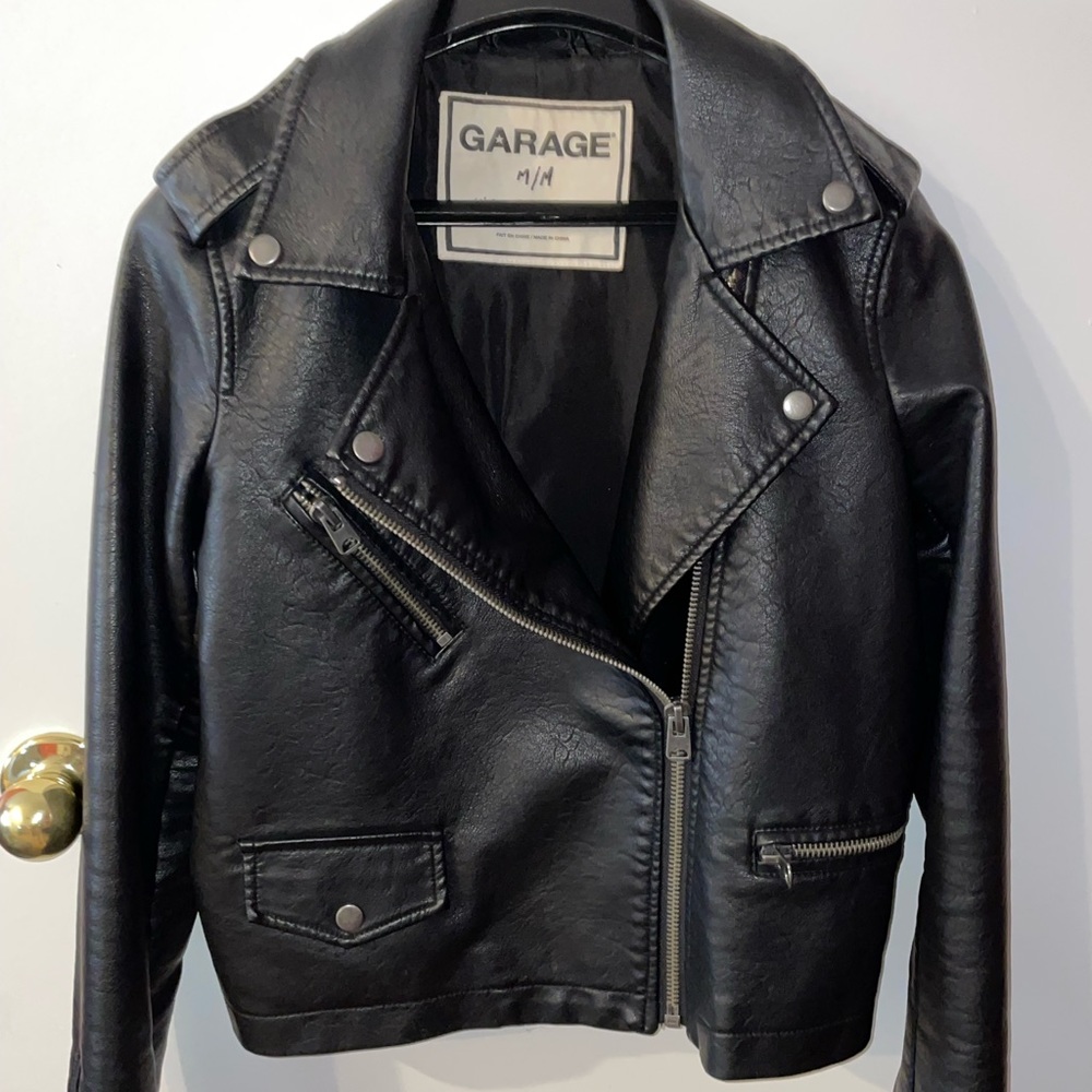 Black Pleather Jacket